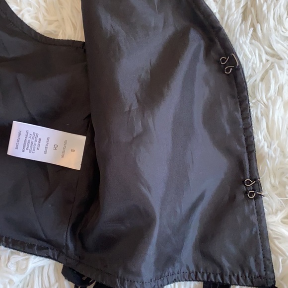 Vintage Miley Cyrus Black Vest size S - Picture 6 of 9